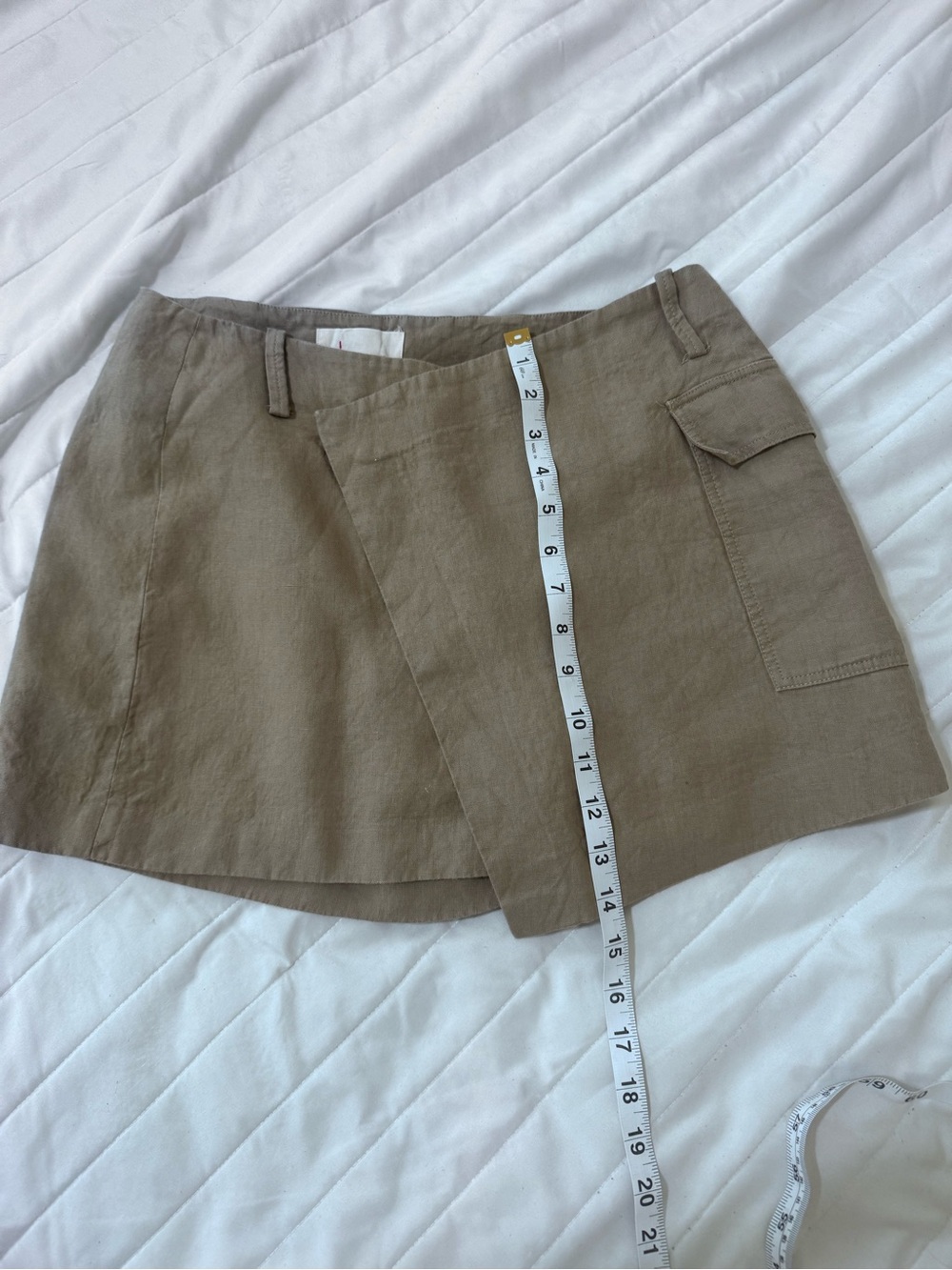 Anthropologie Khaki Utility Skort - Picture 3 of 8